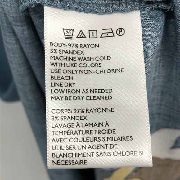 Urban Outfitters Blue Floral Layla Straight-Neck Tie-Back Midi Dress M - Picture 10 of 16